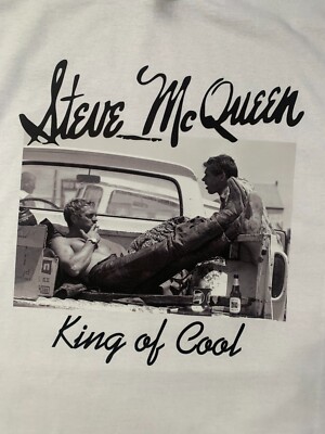 Steve McQueen Retro Classic King Of Cool T-Shirt