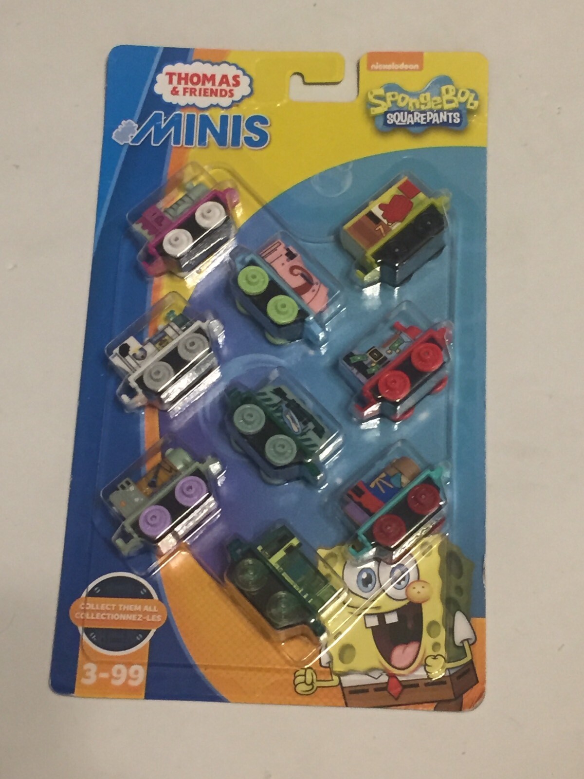 thomas minis spongebob 9 pack