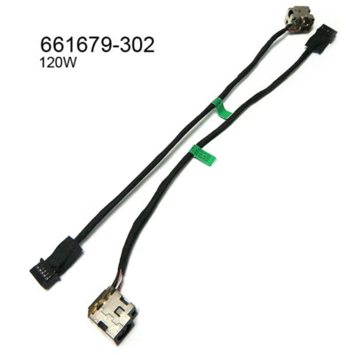 NEW DC POWER JACK IN CABLE HARNESS HP ENVY 15-3003tx 15-3004tx 15-3005tx 120W