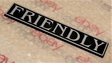 Friendly Dealer Trunk Emblem Friendly Dealer Trunk Emblem