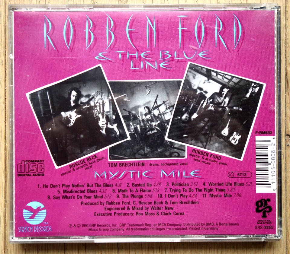 Robben Ford & The Blue Line Mystic Mile 11 Tracks Stretch Records