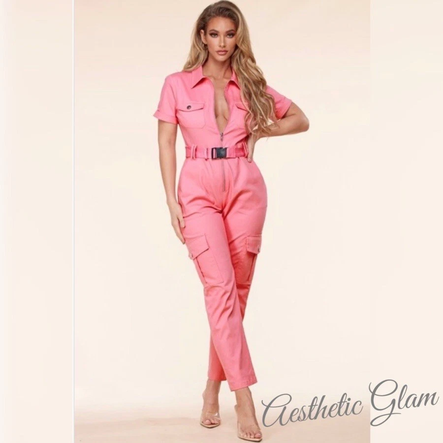 Womans Barbie Pink Jumpsuit