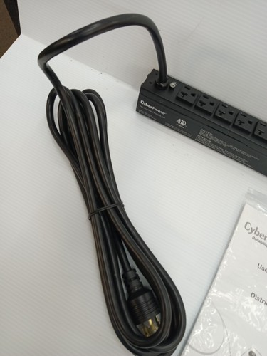 CyberPower PDU Rackbar Surge Protector 120V 20A 12 Outlet 1U 15ft RKBS20ST4F8R - 第 5/9 張圖片