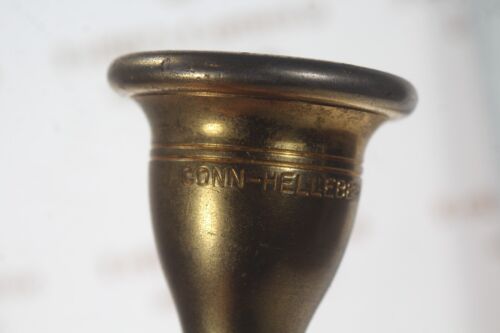 CONN HELLEBERG Tuba Sousaphone Boccaglio 7B Placca Oro Carino! spedizione gratuita vintage - Foto 4 di 9