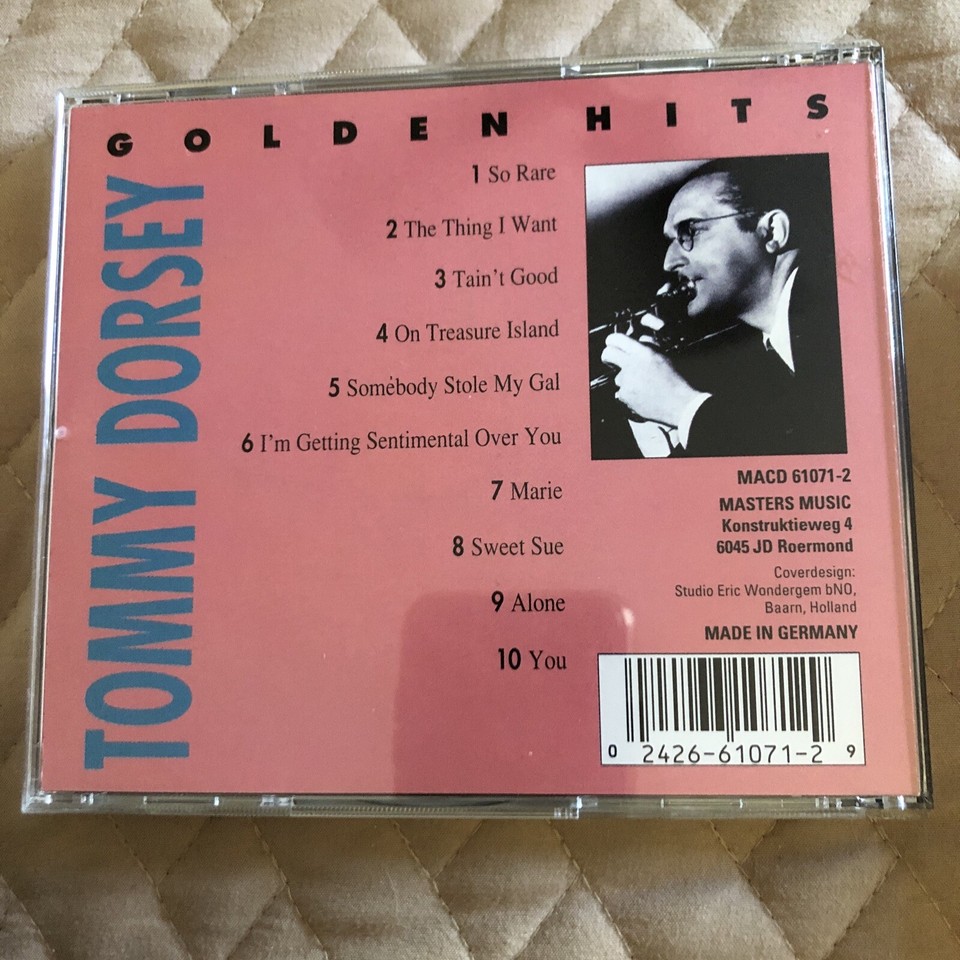 Tommy Dorsey Golden Hits - Audio CD By Tommy Dorsey - LN 24266107129| eBay