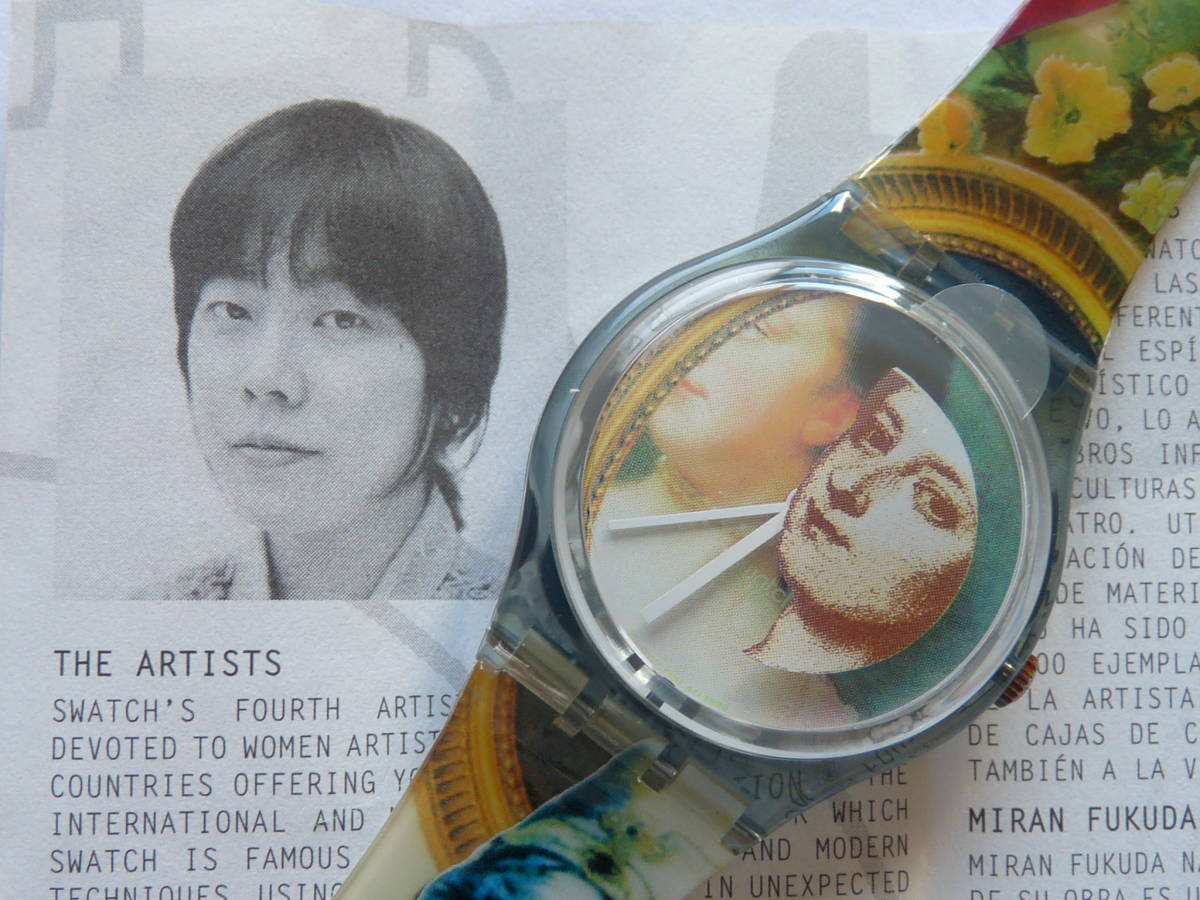 スウォッチ　The Lady & The Mirror　Swatch VTG 1997 Swatch Watch The Lady & The Mirror GN170 Designed