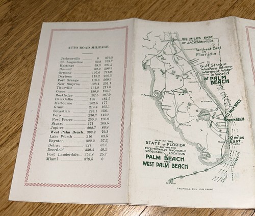 1910's HOTEL POINSETTIA WEST PALM BEACH Florida Brochure - Picture 6 of 9