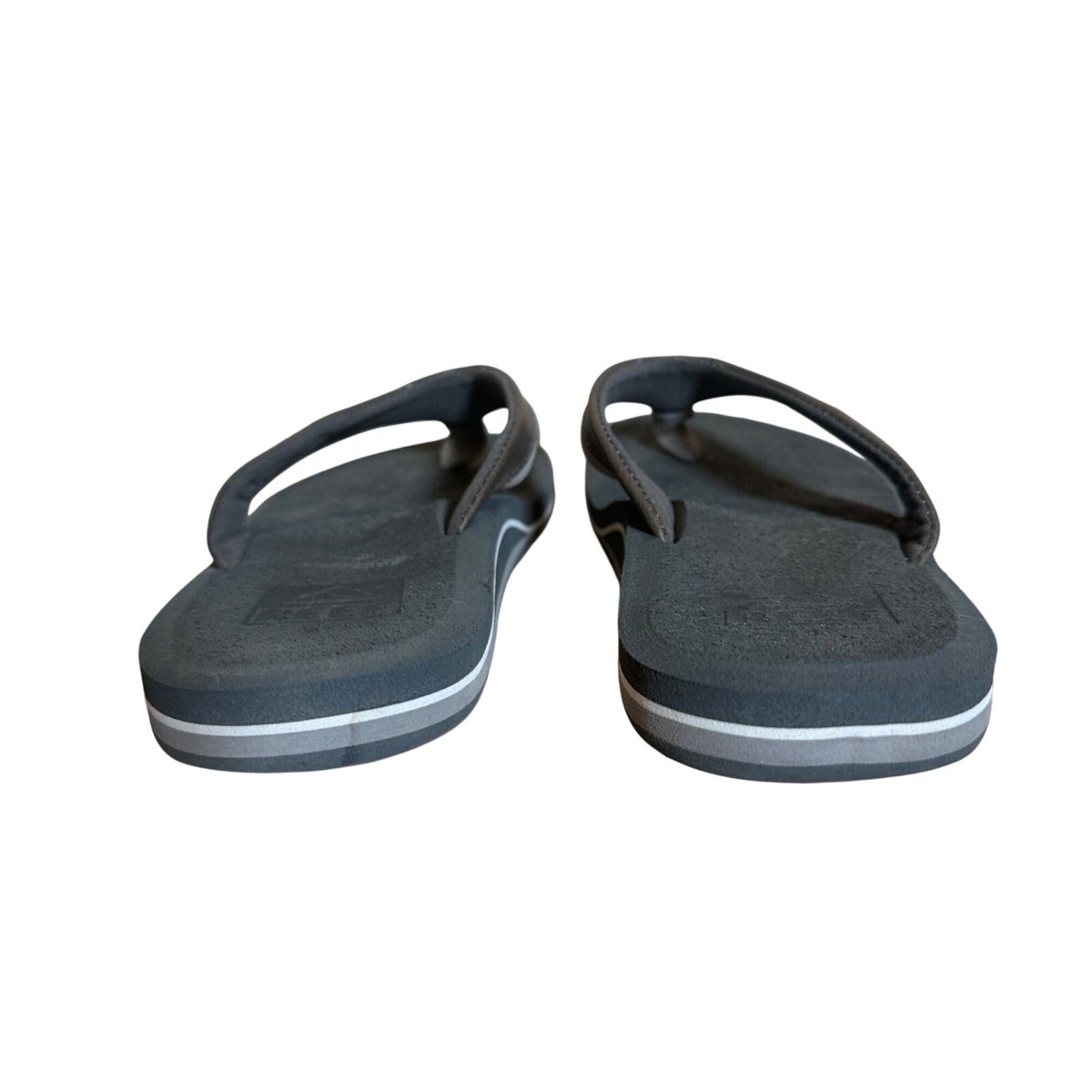 Reef Cushion Dawn Grey Leather Flip Flops EVA Rubber Outsole Sandals Size Mens 8 Amazon.com | Reef Cushion Dawn Men main image 2