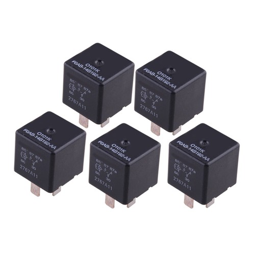 5x Multi Purpose Relay Fuel Pump Blower Relay Fit For Ford FOAB-14B192-AA