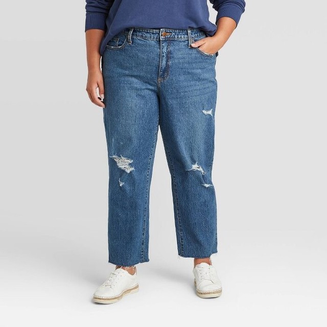 Universal Thread Womens Jeans Size 22w High Rise Straight Crop