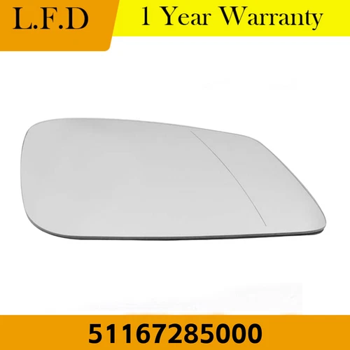 Mirror Glass Heated With RH Backing Plate Passenger Side Fit for BMW 320i 340i