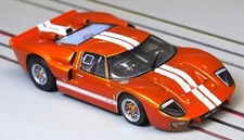 AFX 22109 - Ford GT40 Mark II Mega G+ HO Slot Car - Orange Limited Edition !!!