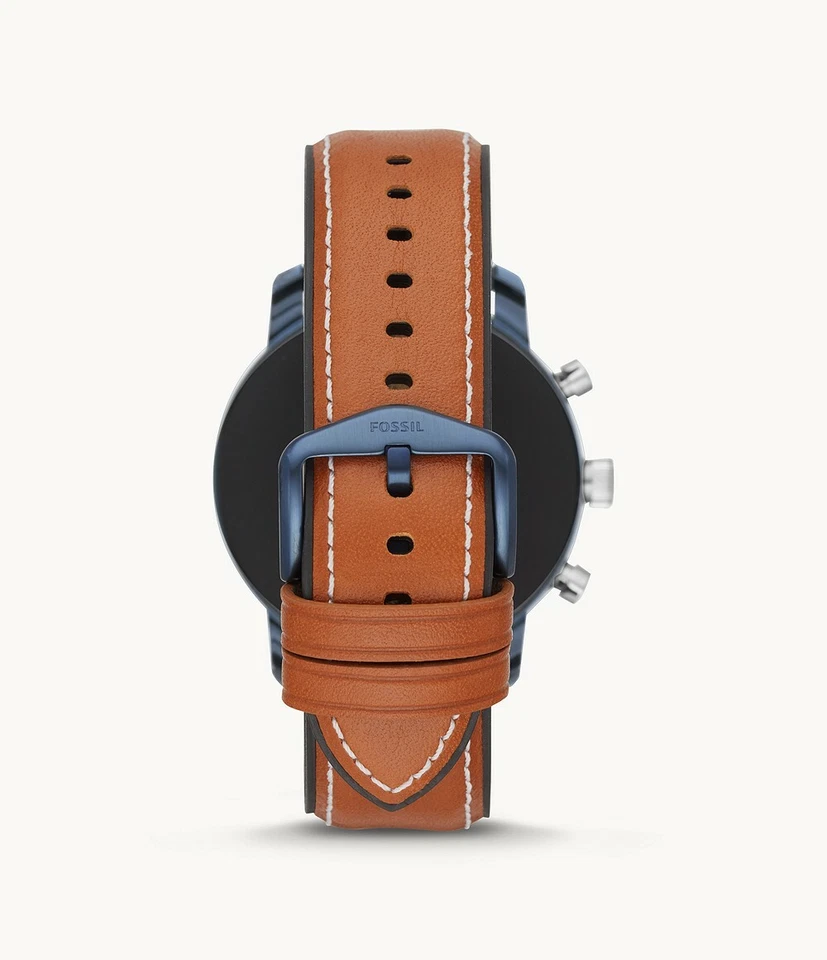 $275 | Fossil FTW4016 Men's Smartwatch Explorist HR Tan Leather- Factory Sealed - Image 2 of 4