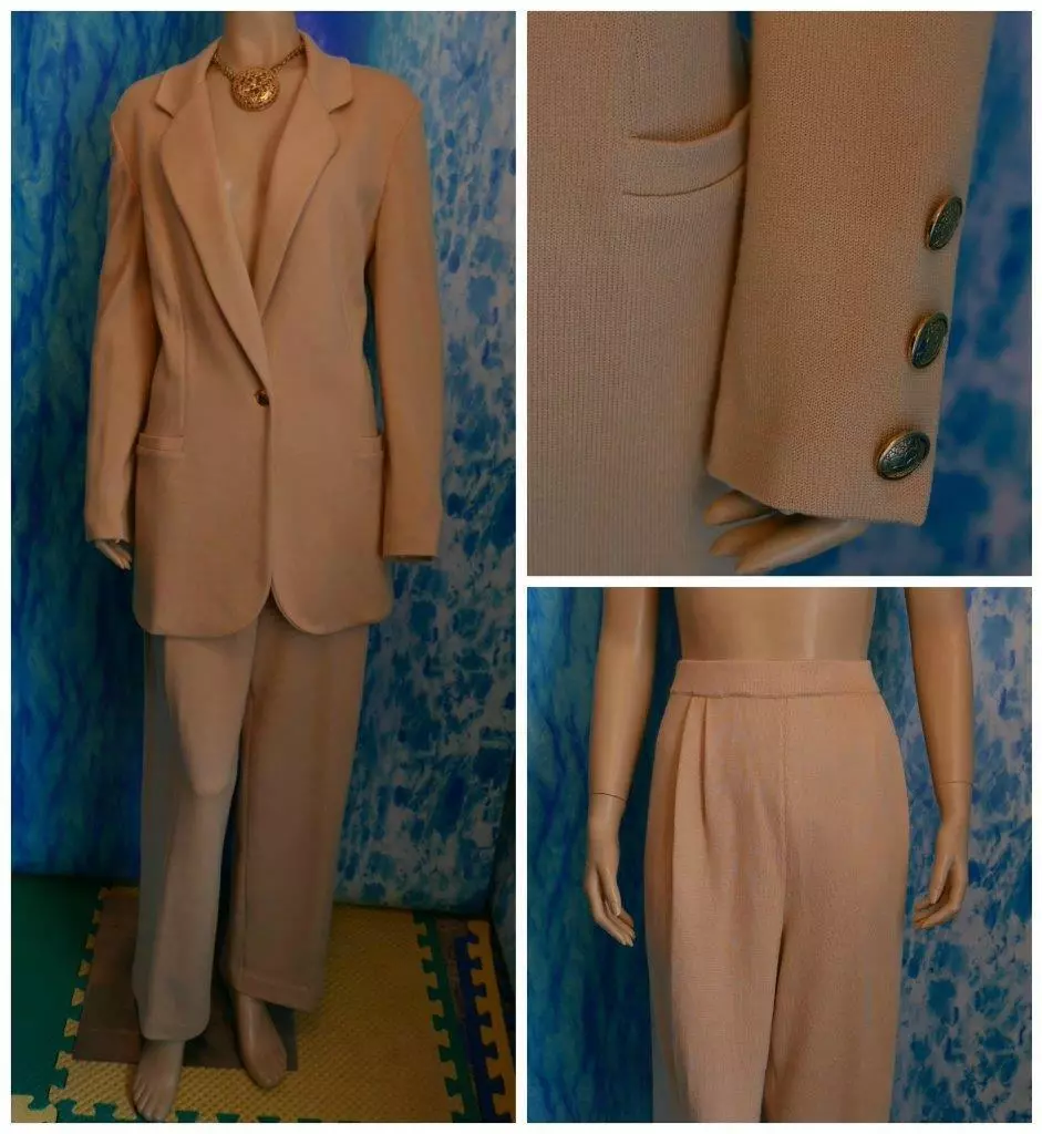 GOLDEN BEIGE 2 PIECE SUIT