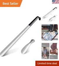 Heavy Duty Stainless Steel Shoe Horns - 16.5''  7.5'' - Comfort  Hygiene