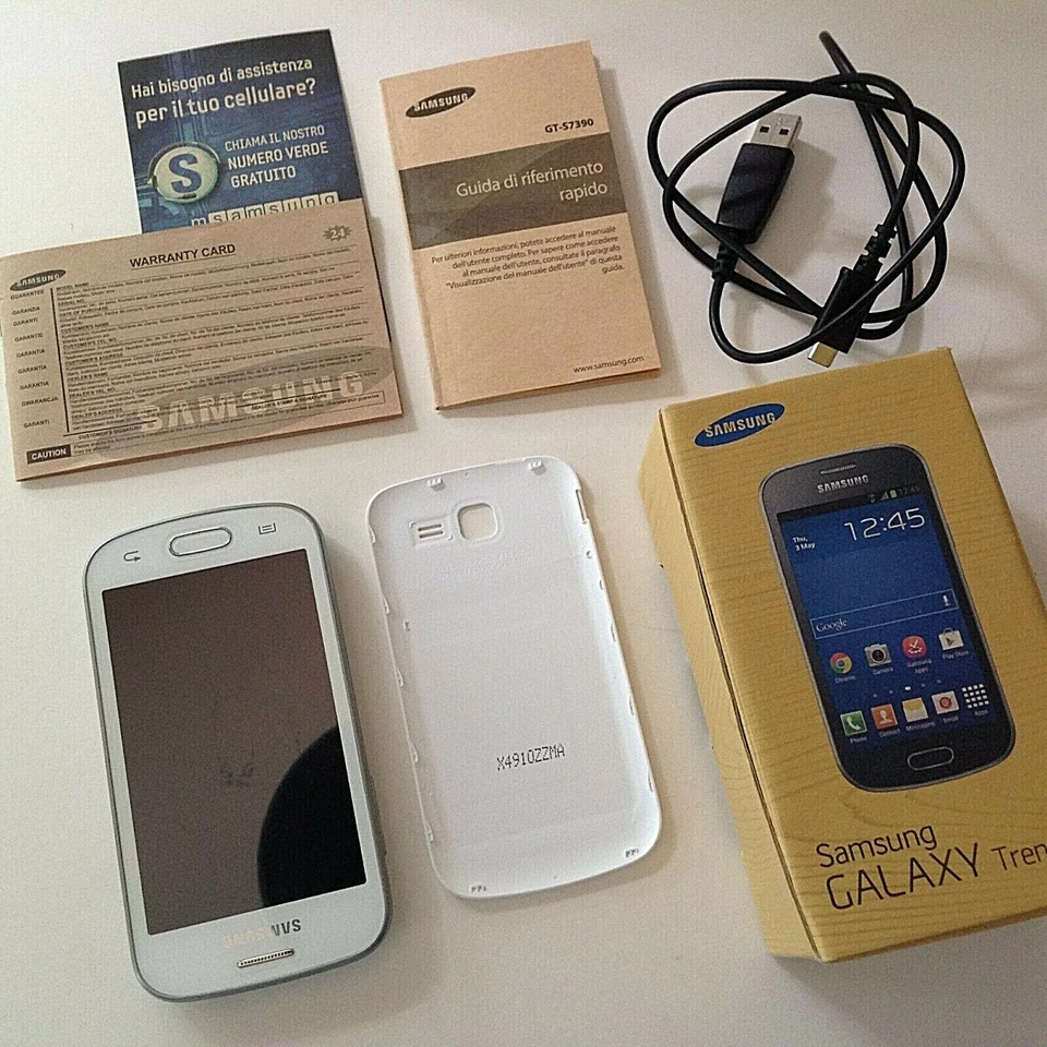 Cellulare SAMSUNG GT-S7390 Trend Lite in confezione originale, garanzia, VINTAGE, foto 1 di 5
