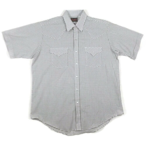 Quilted Patchwork Design Snap Shirt 70s/80s Vintage Americana