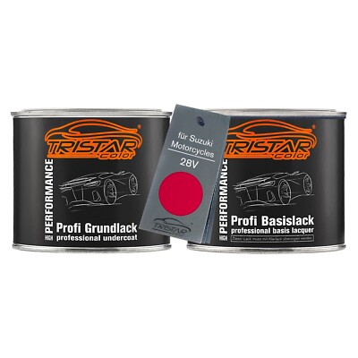 Motorradlack Set Dose für Suzuki Motorcycles 28V Marble Italian Red 1,0L