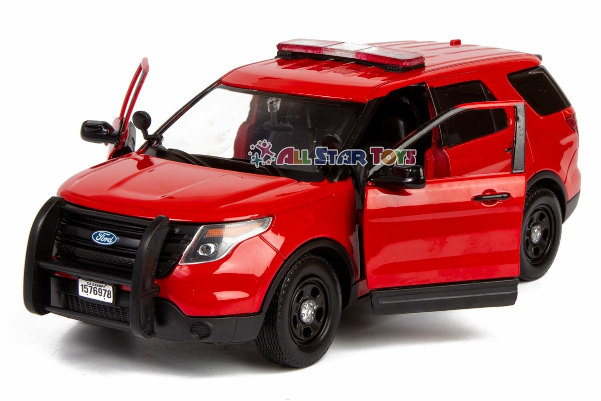 2015 FORD POLICE INTERCEPTOR FIRE DEPARTMENT MARSHAL CHIEF 1/24