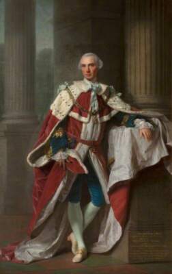 Oil painting gentleman male portrait Allan-Ramsay-John-Stuart-3rd-Earl-of-Bute