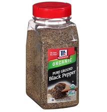 McCormick Organic Pure Ground Black Pepper, 12 oz