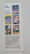 Mark Gubicza & Pedro Guerrero 1991 Baseball Publication International