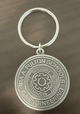ASU Arizona FULTON Schools of Engineering KEY CHAIN ADVERTISING KEY RING