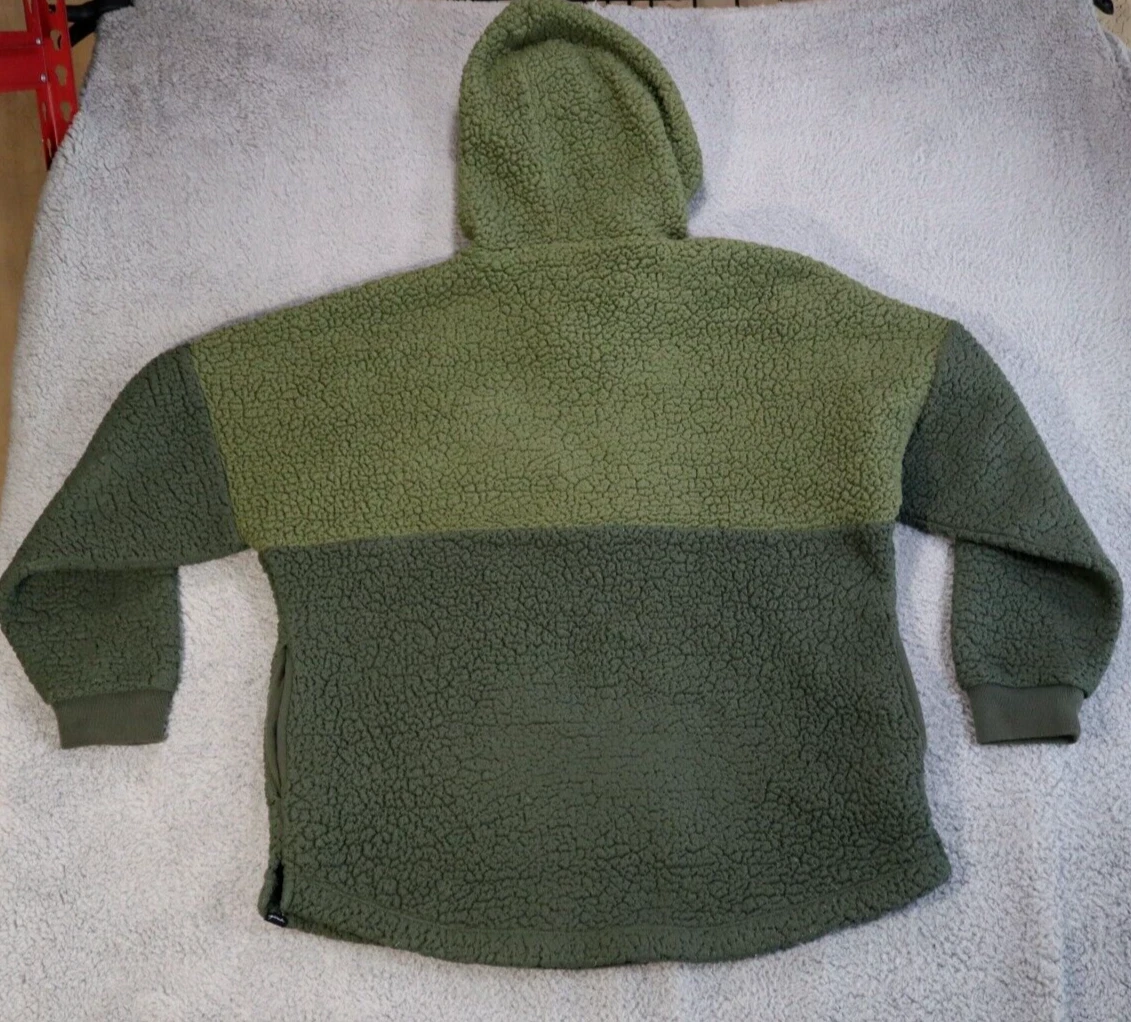 UNDERCOVER Felpa con cappuccio Victoria's Secret rosa verde oliva pullover felpa media
