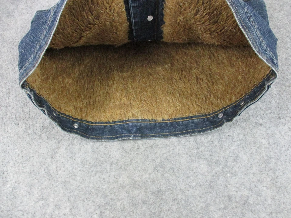 Chaleco Wrangler Mujer Medio Acolchado Denim Piel Sintética Forrado Botón Ropa de Trabajo Occidental Foto 3 de 4