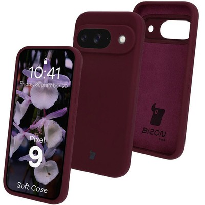 Handyhülle für Google Pixel 9 Bizon Case Cover Schutz Hülle Tasche Pflaumenfarbe