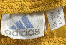 Vintage 90  s Yellow Adidas Trifoil Shorts M/L