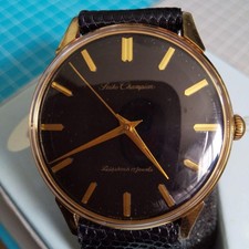 Vintage Seiko Champion 17 Jewels Hand-Winding Black Dial Watch Collector