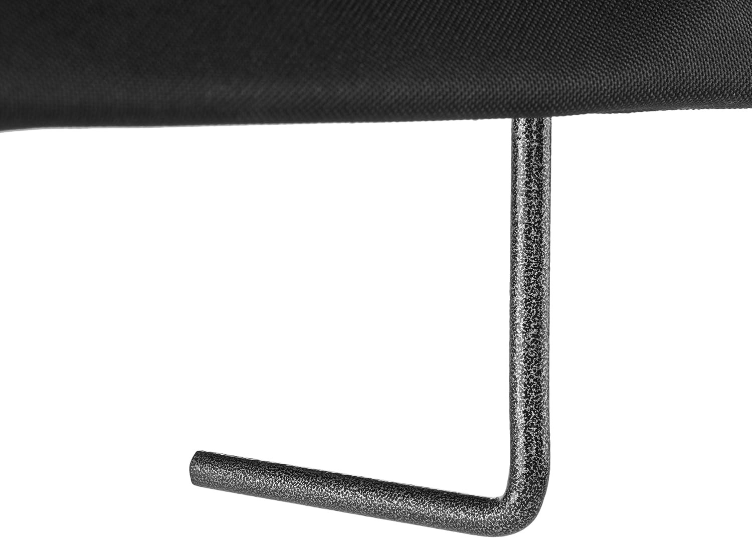 Cascade Mountain Tech Portable Folding Steel Stadium Seats Regular 17", Black 