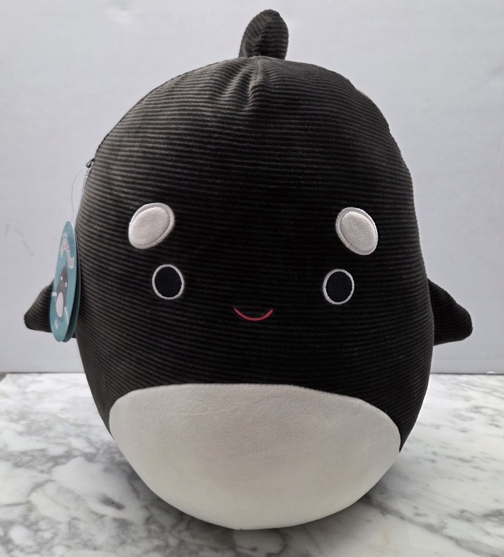 NEW Squishmallows Kai the Killer Whale 14" Plush S12 #161 Squishdate 10/22/2018