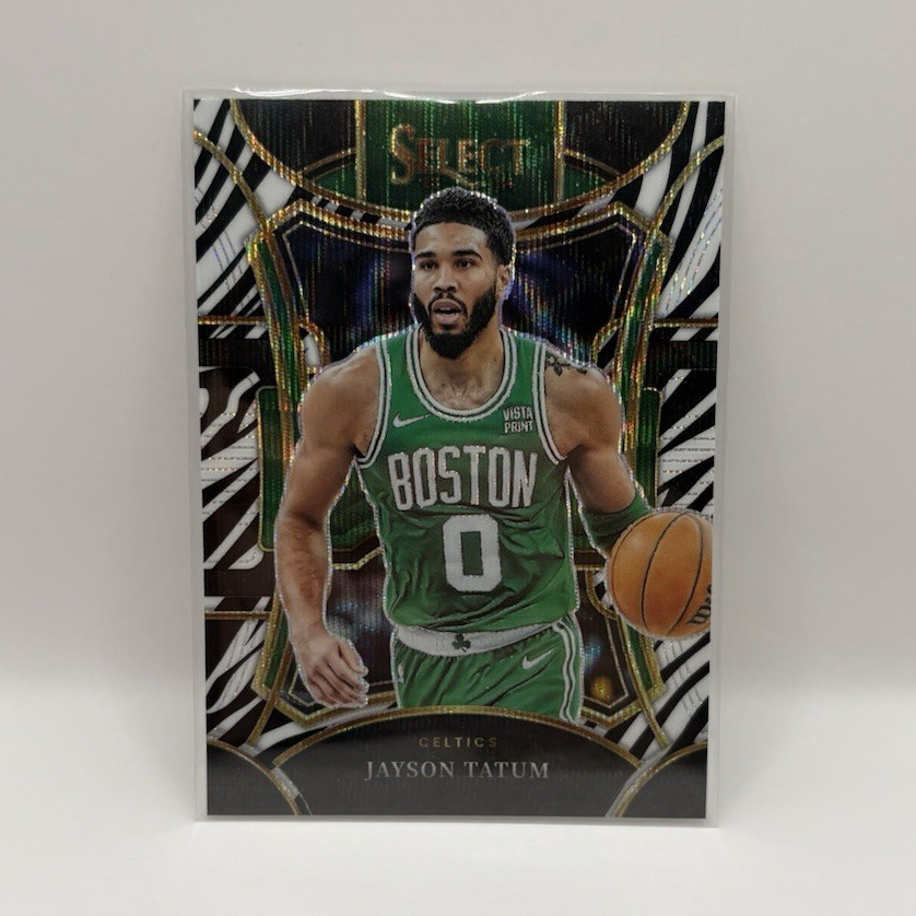 2023-24 Select Jayson Tatum ZEBRA SSP Mezzanine #356 Celtics