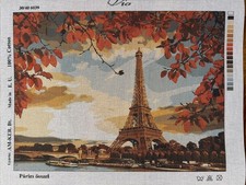 Via Printed Needlepoint Tapestry Gobelin Canvas Only 40x50 Cm