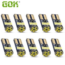 10PCS T10 W5W Canbus Bulbs 194 LED 4014 SMD 15 LED Bulbs White Error Free Car