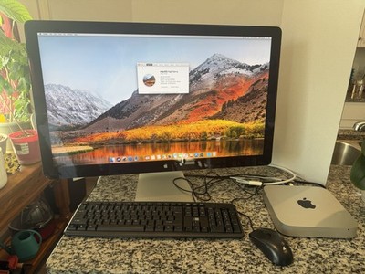Apple 27'' Thunderbolt Cinema Display - Mac Mini i7 2.3Ghz 4gb RAM 1Tb