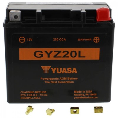 YUASA Batterie GYZ20L 12V für Harley Davidson FLD 1690 Dyna Switchback ABS 12-15