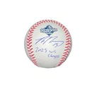 MAX MUNCY DODGERS SIGNED 2025 WORLD SERIES BASEBALL "2025 WS CHAMPS" INS PSA