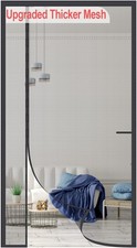 Upgraded Magnetic Screen Door Thicker 255g/ Reinforced Mesh,Reversible L