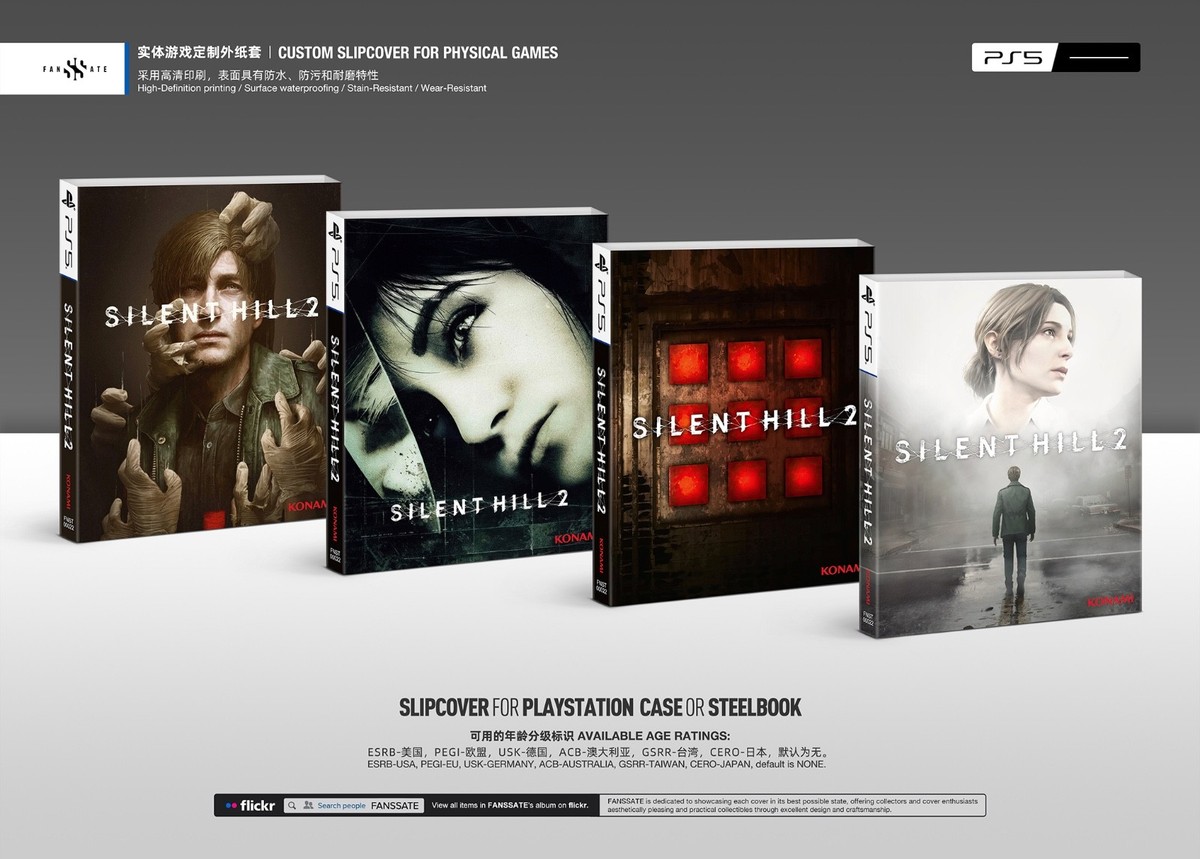 PS5 / STEELBOOK｜SILENT HILL 2 REMAKE｜Custom Slipcover / Sleeve 
