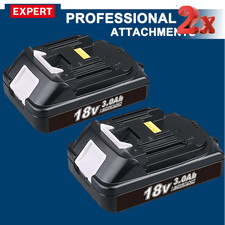 2PACK BL1815 For Makita 18V Lithium-Ion Battery BL1820 3.0Ah LXT BL1820 BL1830