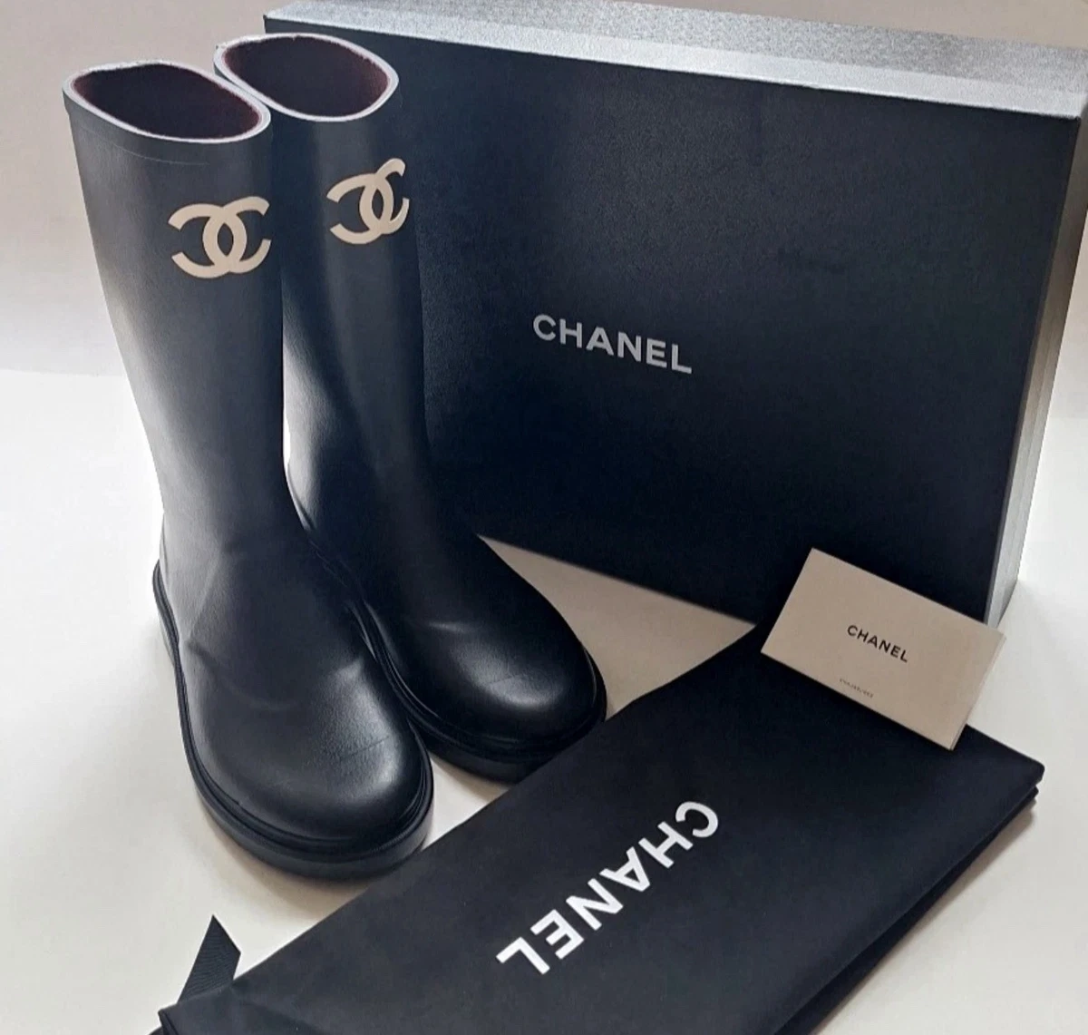 CHANEL Rubber Boots for Women for sale | eBay
