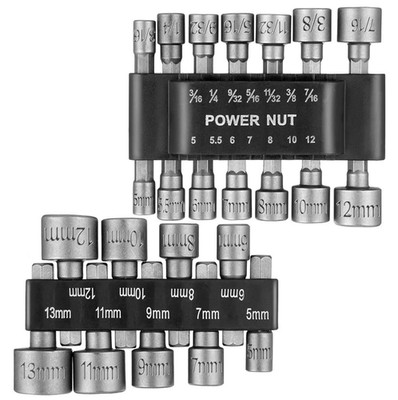 9pcs / 14pcs Hex Socket Wrench Set   Inner Hex Screwdriver Extension Tool Kit