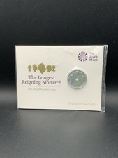 2015 Royal Mint £20 Fine Silver Coin Queen Elizabeth II Longest Reigning Monarch
