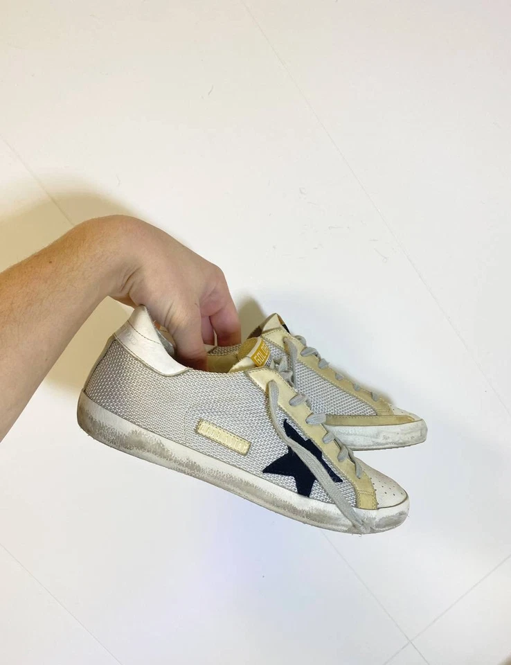 Size 8,5- Golden Goose Superstar Grey Cord Gum - Image 3 of 4