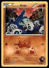 Pokemon TCG - Team Magma's Aron Double Crisis #12/34 - Moderately played