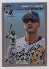2023 Chrome Platinum Anniversary Rose Gold Refractor 14/75 Sean Bouchard 0rd2