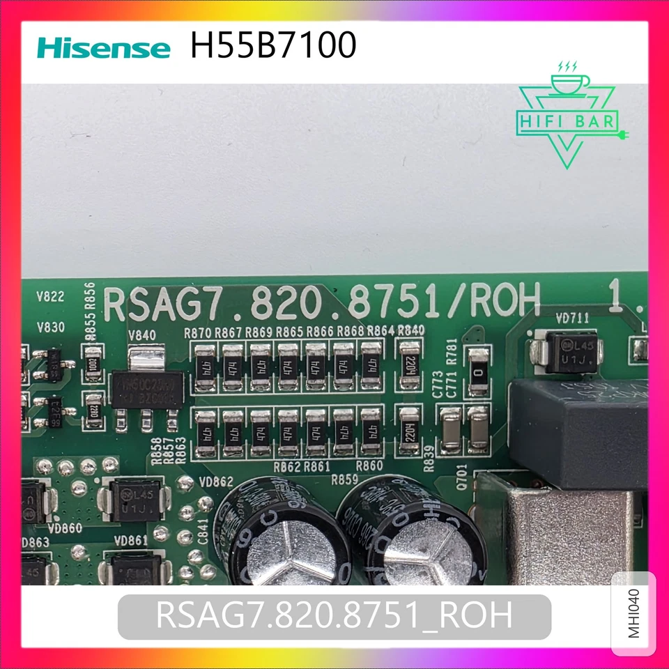 ✅ Carte Mère pour TV Hisense H55B7100 RSAG7.820.8751/ROH ✅ - Photo 4/4
